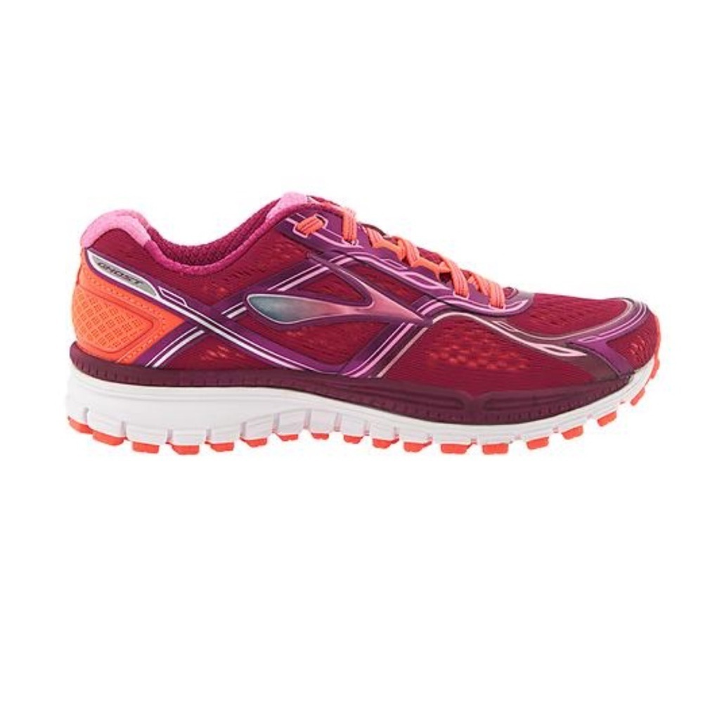 BROOKS Ghost Running Shoe 8th Edition Pink/Purple with Orange Size 11